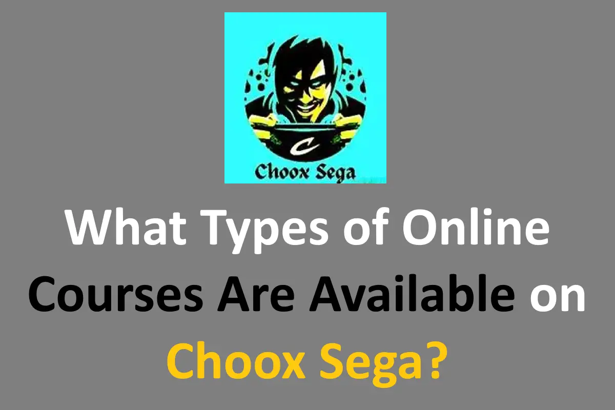 What Types of Online Courses Are Available on Choox Sega?